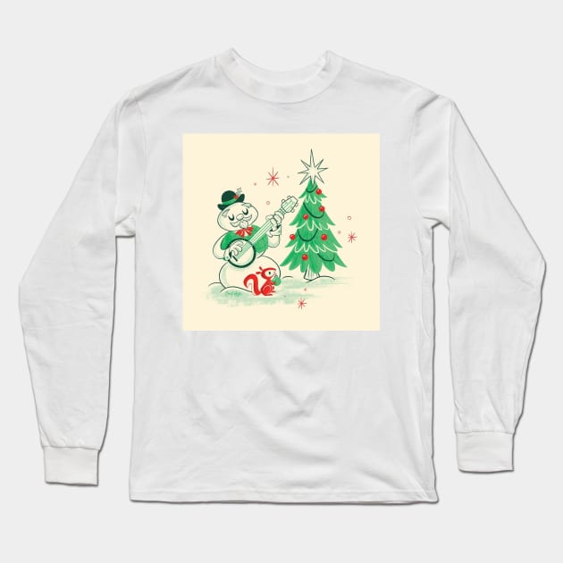 Snowman Long Sleeve T-Shirt by AmandaGJ9t3